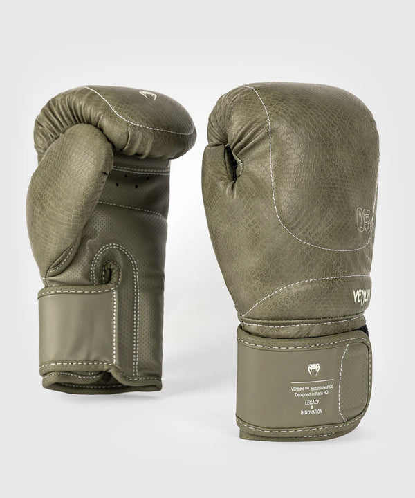 Luvas de boxe Venum Impact Evo Scales – Verde militar