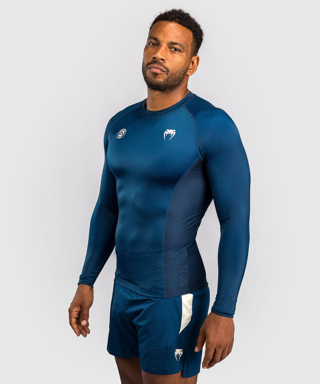 Rashguard Venum x Roger Gracie Academy – Dlouhé rukávy – Modrý