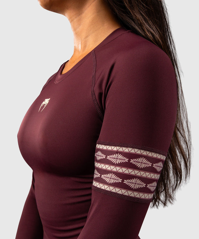 Venum Rashguard Talisman Mâneci Lungi - Prună