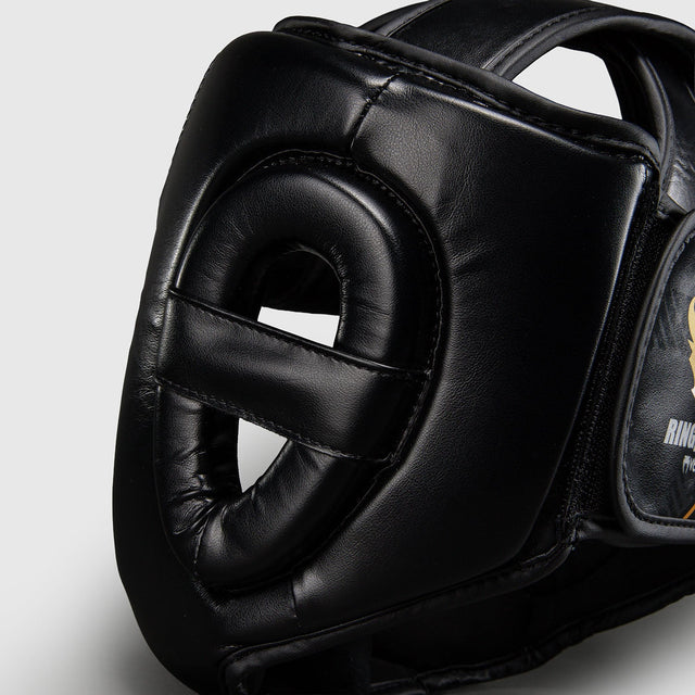 Ringhorns Kopfschutz Charger – Schwarz/Gold