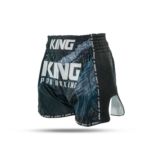 King Pro Boxing Kickboxningsshorts Storm – Svart/Grå