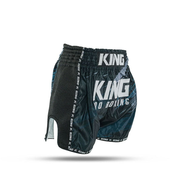 King Pro Boxing Kickboxningsshorts Storm – Svart/Grå