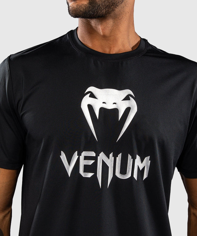 Venum T-shirt Classic Dry Tech – Sort/Sølv