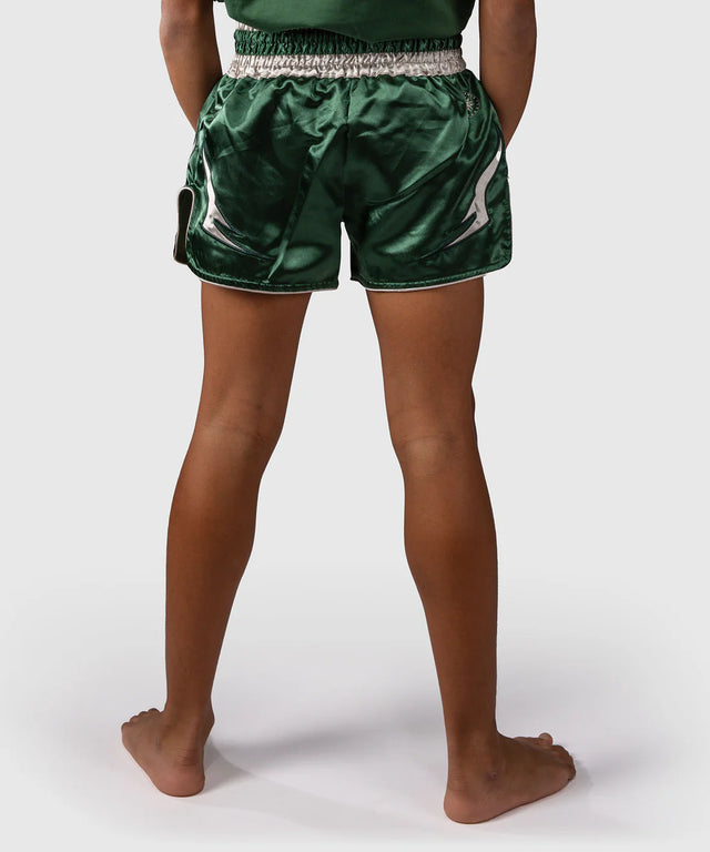 Muay Thai trenky Venum Inferno – Dětské, zelené