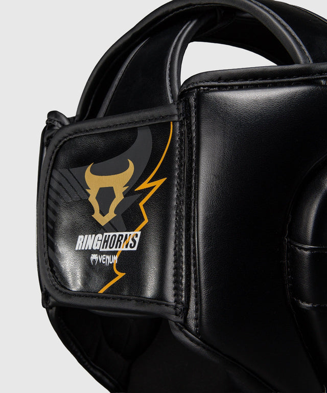 Ringhorns Kopfschutz Charger – Schwarz/Gold