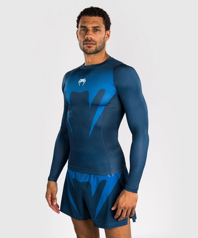 Rashguard Venum No Gi Mangas Compridas – Azul