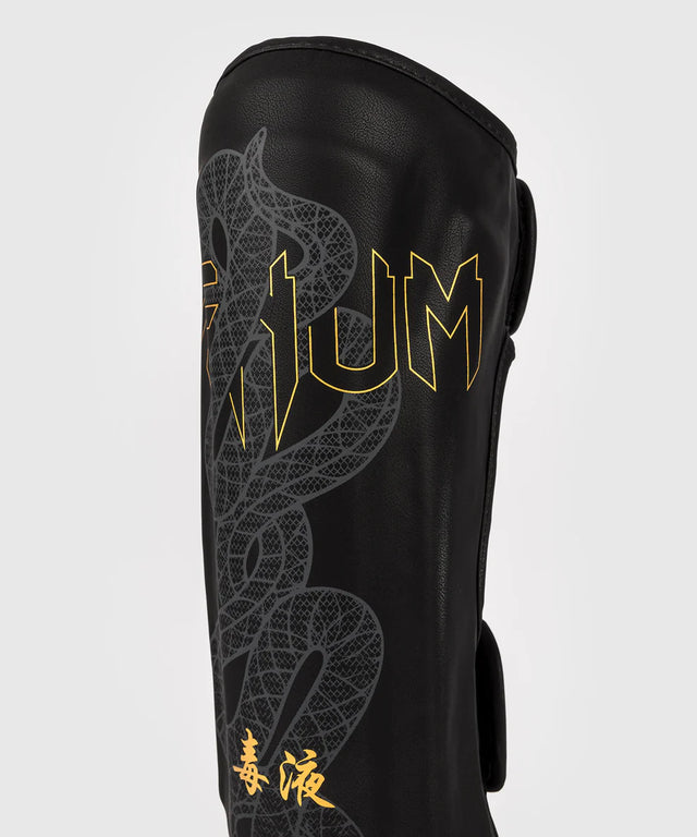 Venum Kickboxing Shin Guards Serpenti - Black