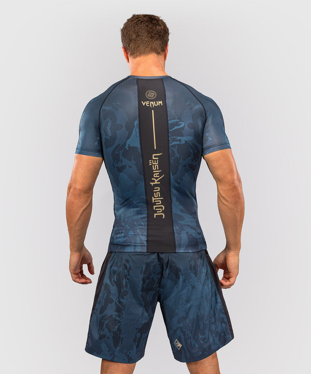Venum Rashguard Fushiguro Kurzarm – Blau