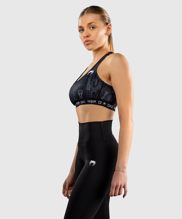 Bustier sport Venum Karate Combat – Negru/Gri