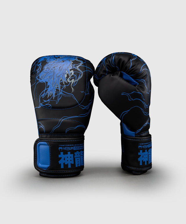Gants de boxe Venum Thunder Dragon – Noir/Bleu royal