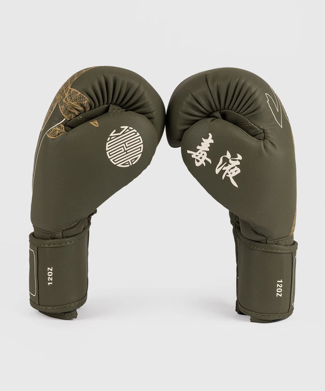 Mănuși de box Venum Serpenti – Kaki Verde