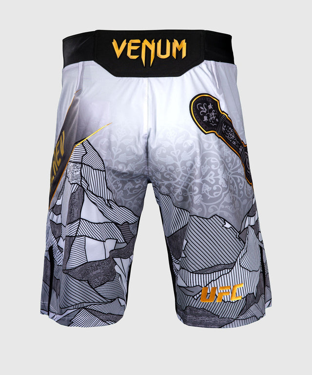 Shorts de MMA Venum UFC Islam Makhachev – Blanc/Noir