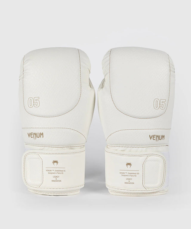 Luvas de boxe Venum Impact Evo Scales – Branco Marfim