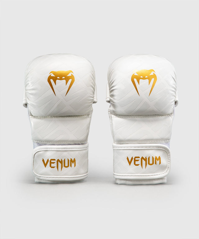 Guantes de MMA Venum Contender 1.5 XT 3D – Blanco/Oro