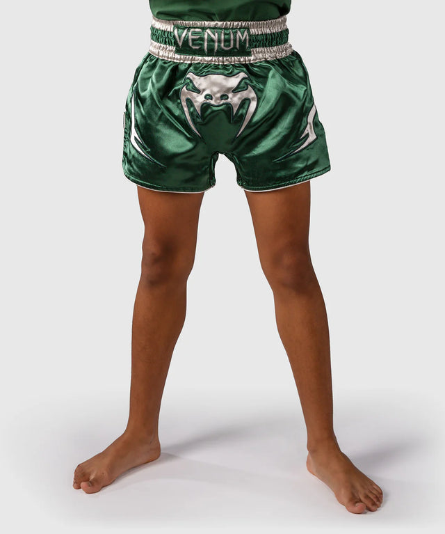 Muay Thai trenky Venum Inferno – Dětské, zelené