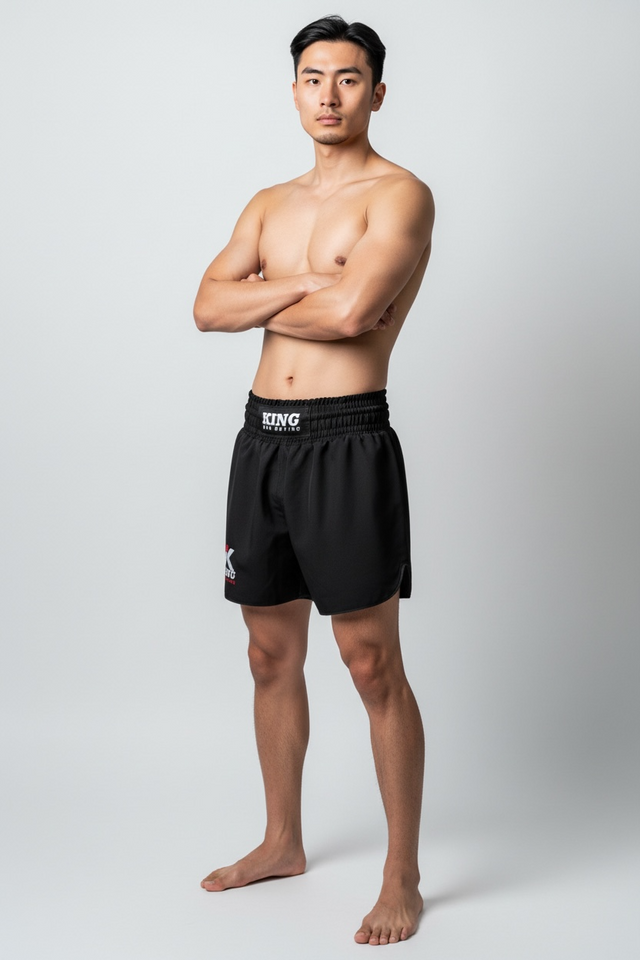 King Pro Boxing MMA Shorts Stormking Basic - Zwart