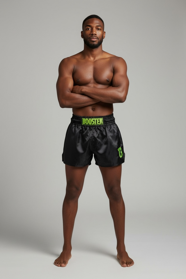 Pantaloncini Muay Thai Booster TBT Core – Nero
