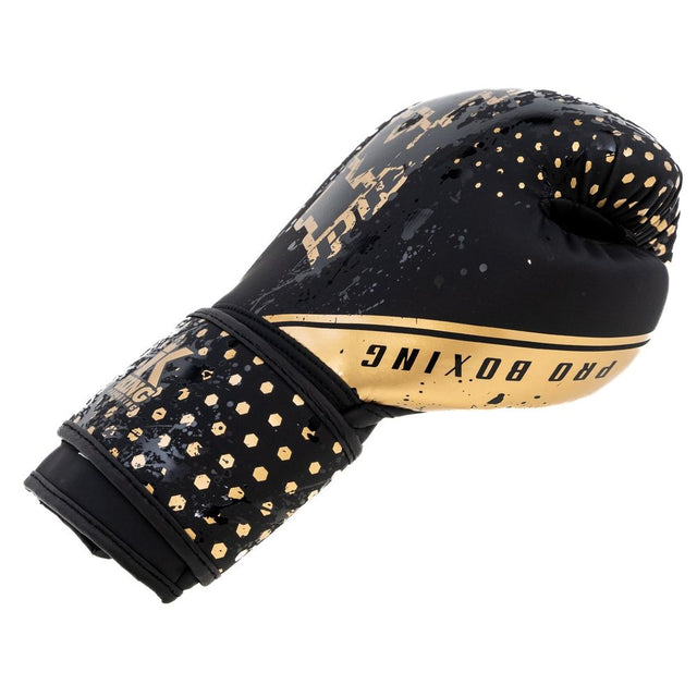 Gants de boxe King Pro Boxing Hexagon Enfant – Noir/Or