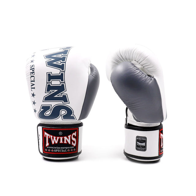Gants de boxe Twins BGVL8 – Blanc/Gris