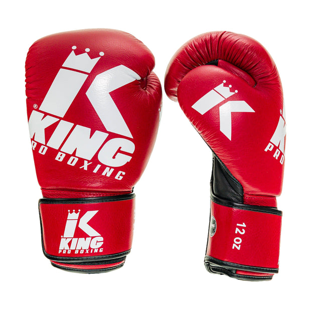 King Pro Boxing Boksehandsker Platinum - Rød/Sort