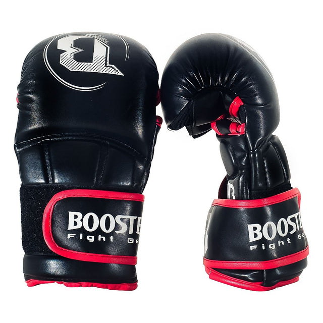 Guanti da sparring MMA Booster Pro – Nero/Rosso