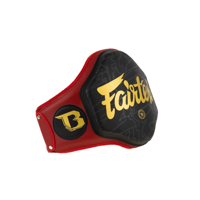 Protector abdominal Fairtex FXB – Rojo/Negro/Oro