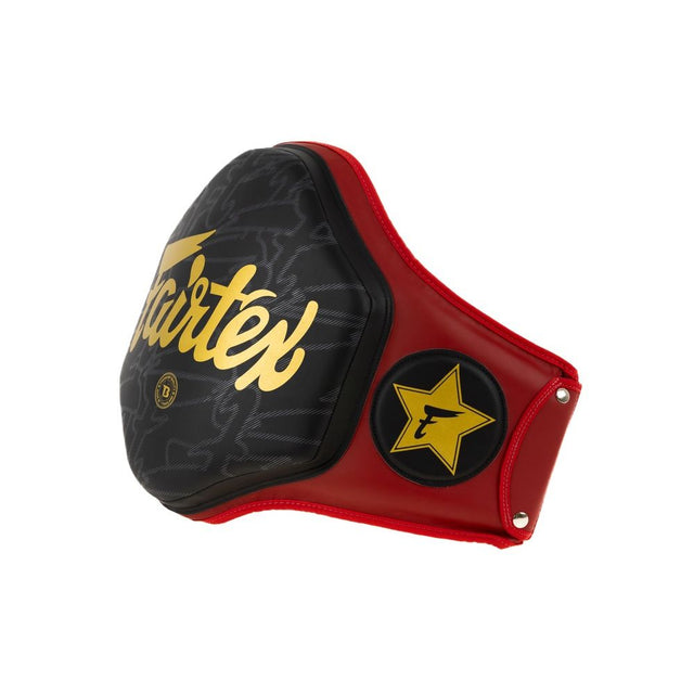 Protector abdominal Fairtex FXB – Rojo/Negro/Oro