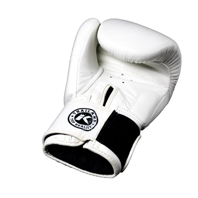 King Pro Boxing Boxhandschuhe BGVL3 – Weiß/Schwarz
