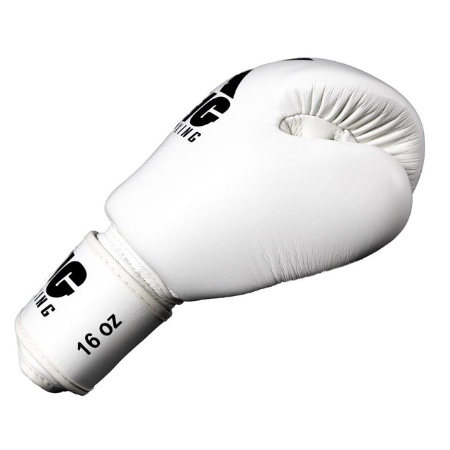 King Pro Boxing Boxhandschuhe BGVL3 – Weiß/Schwarz