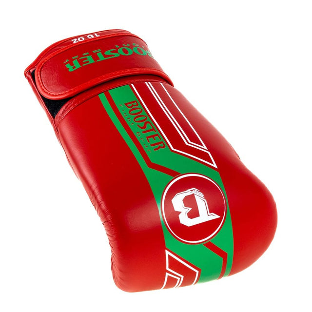Mănuși de box Booster V9 'Morocco' – Roșu/Verde