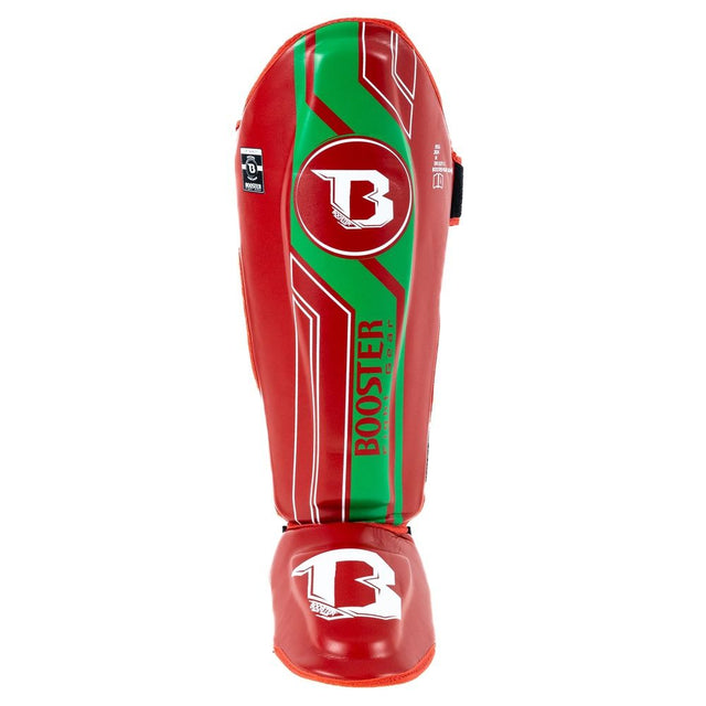 Booster Benskydd V9 'Morocco' – Röd/Grön