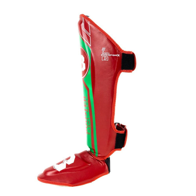 Booster Benskydd V9 'Morocco' – Röd/Grön