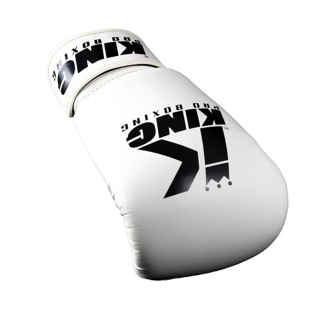 King Pro Boxing Boxhandschuhe BGVL3 – Weiß/Schwarz