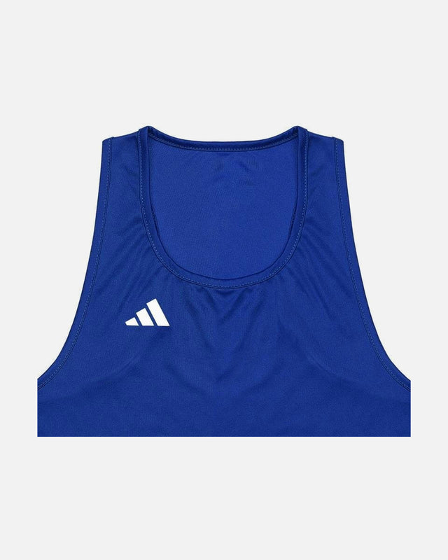 Adidas Boksshirt Punch Line - Blå/Vit