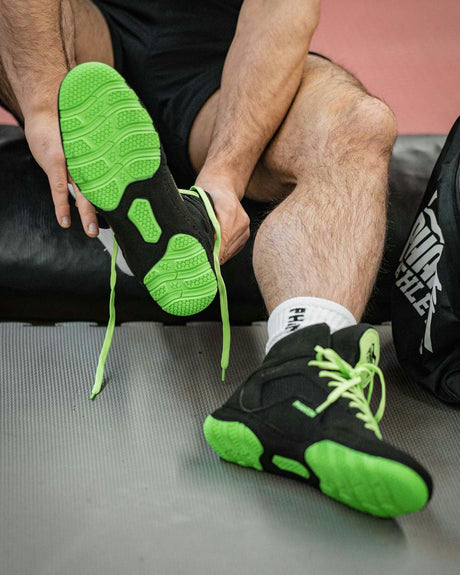 Ghete de lupte Phantom Athletics Tactic Copii – Verde neon