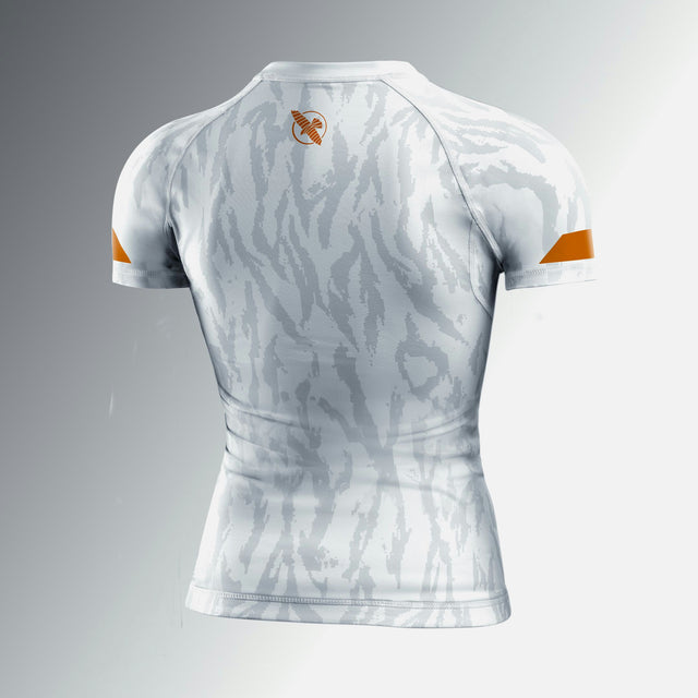 Hayabusa Rashguard Apex Vantage Korte ærmer til kvinder - Hvid