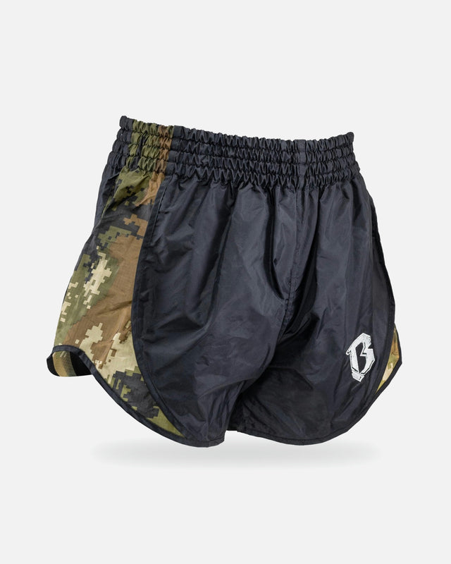 Shorts de Muay Thai Booster Retro Hybrid – Vert