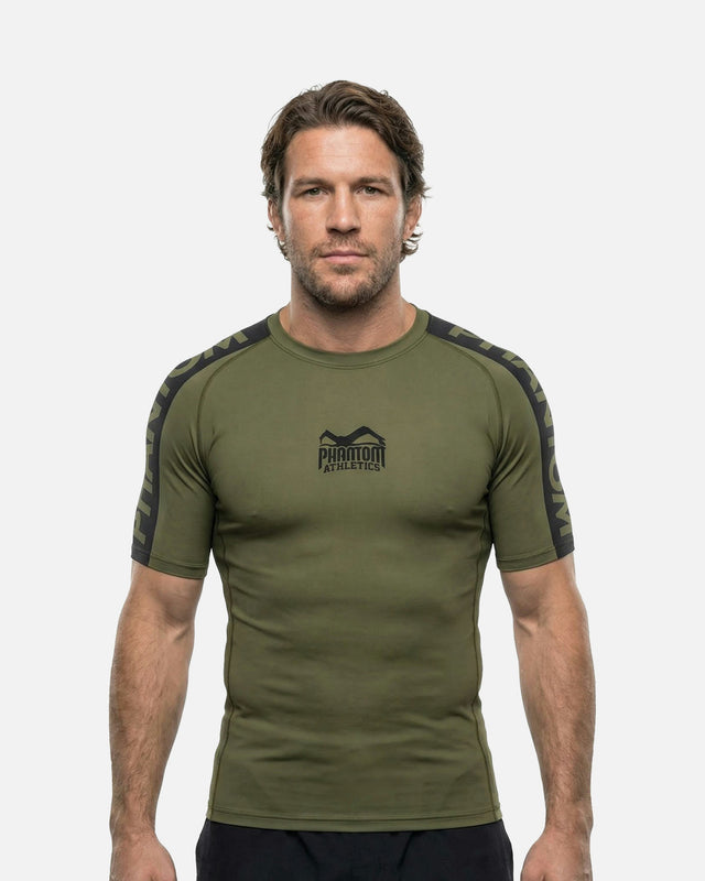 Rashguard Phantom Athletics EVO Apex Mangas Curtas - Army