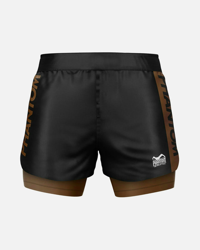 Pantaloncini a compressione Phantom Athletics Fusion-R 2in1 Ranked – Blu