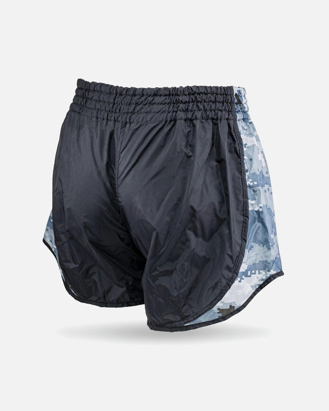 Booster Muay-Thai-Shorts Retro Hybrid – Grau