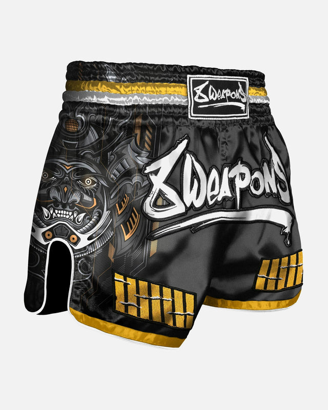 8 WEAPONS Muay-Thai-Shorts Samurai 2.0 – Gold