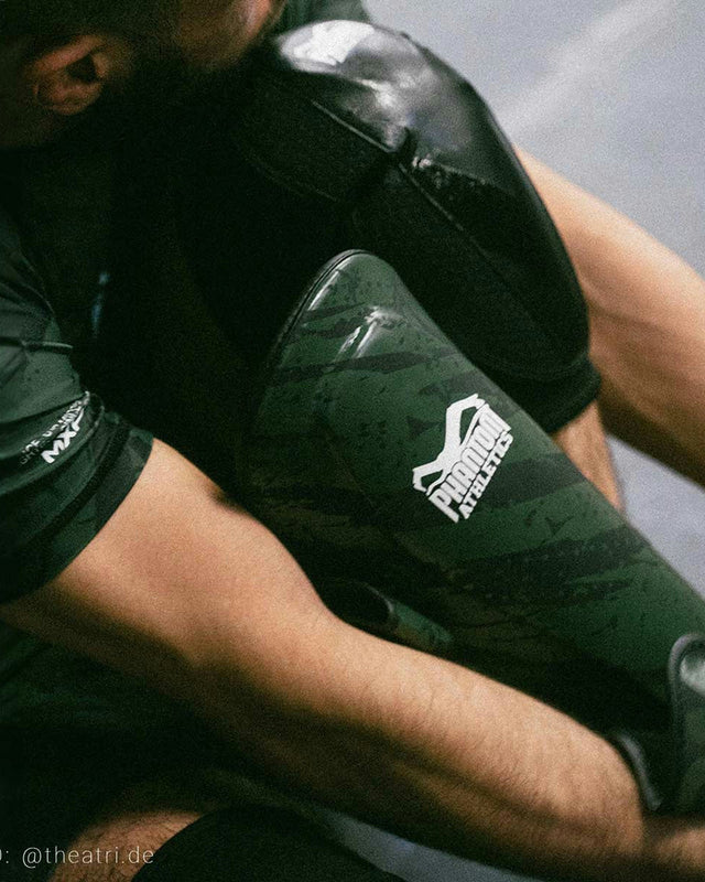 Tibiere Phantom Athletics Camo Tiger – Verde militare