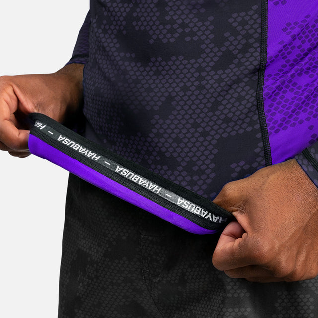 Hayabusa Rashguard Ranked Långärmad – Lila