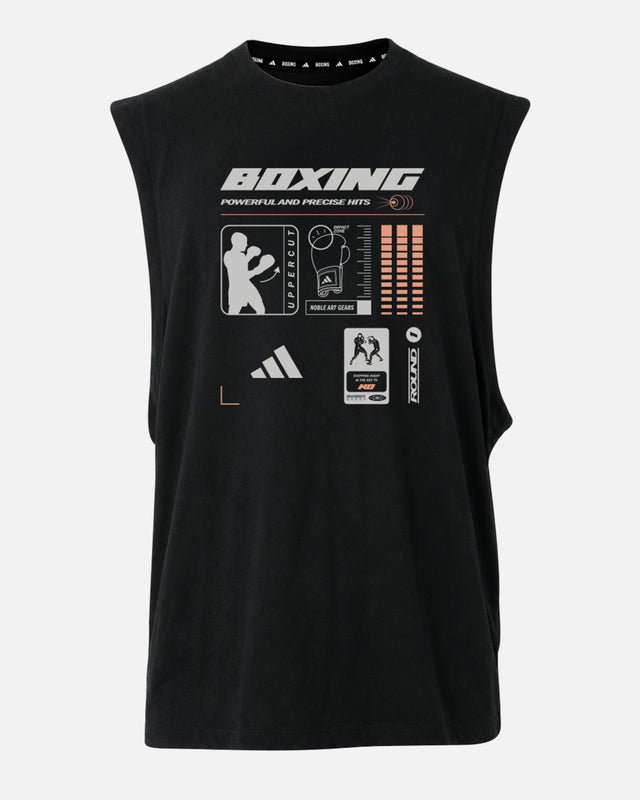 Tricou Adidas Boxing Graphic Line SL – Negru