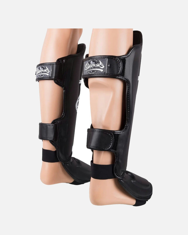 8 WEAPONS Shin Guards BIG 8 Premium – Black