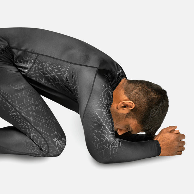 Hayabusa Rashguard Geo Langarm – Grau