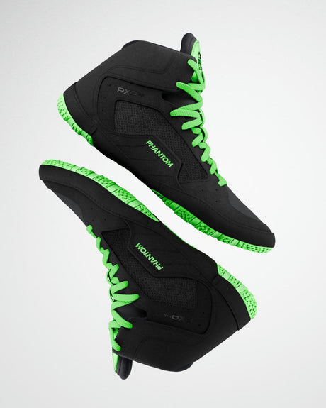 Ghete de lupte Phantom Athletics Tactic Copii – Verde neon
