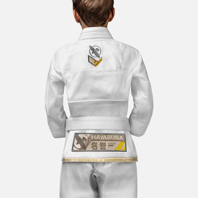 Hayabusa BJJ-Gi Ascend Kinder – Weiß