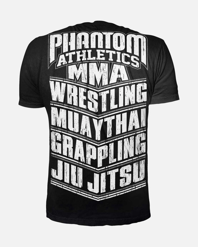 Tricou Phantom Athletics EVO MMA Sports – Negru