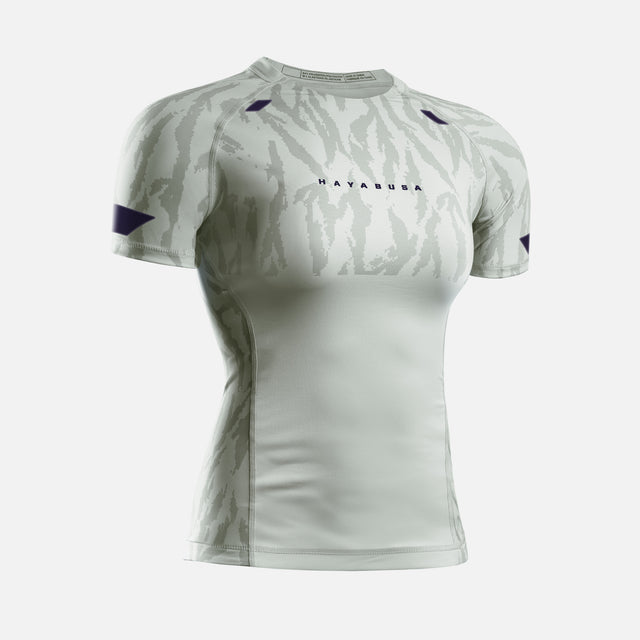 Hayabusa Rashguard Apex Vantage Korte ærmer til kvinder - Beige